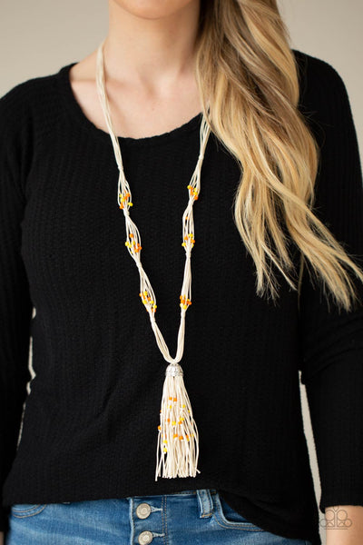 Summery Sensations - Orange Paparazzi Necklace