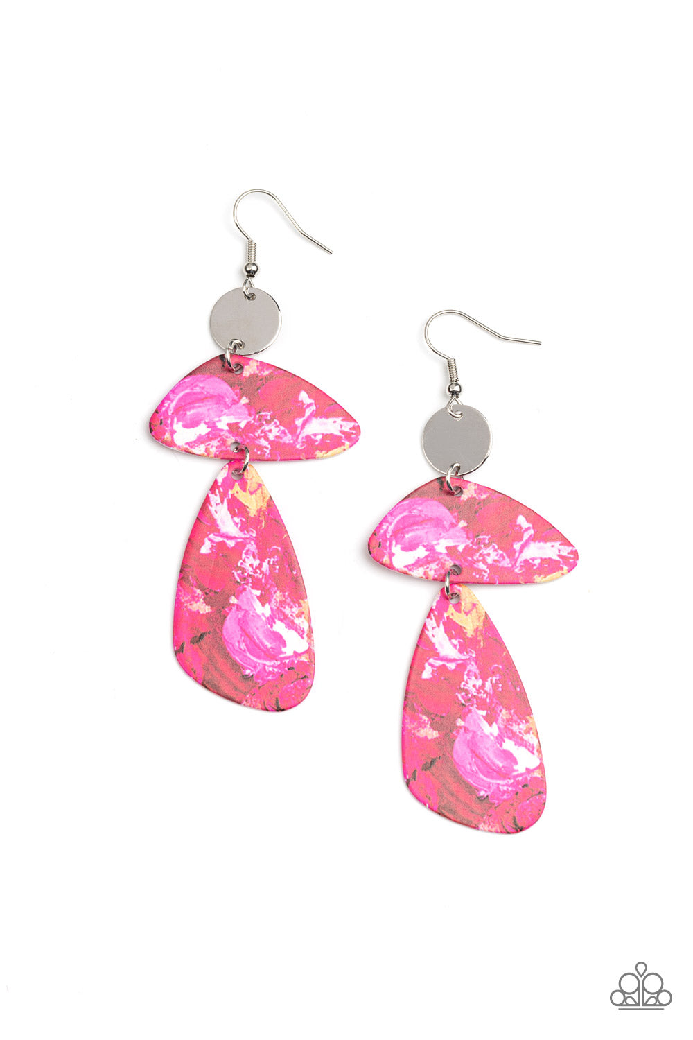 SWATCH Me Now - Pink Paparazzi Earrings (PZ-156)