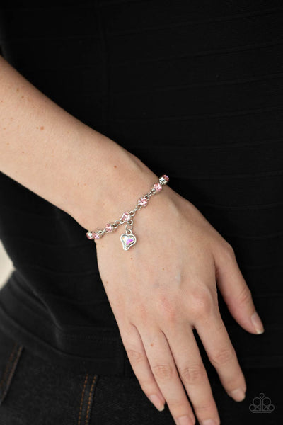 Sweet Sixteen - Pink Paparazzi Bracelet (#4721)