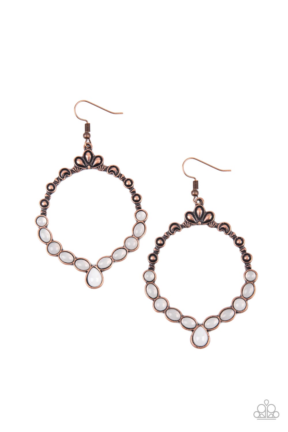 Thai Treasures - Copper Paparazzi Earrings (#4726)