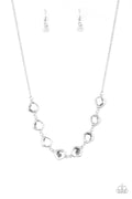 Paparazzi Short Necklace - The Imperfectionist - White (#095)