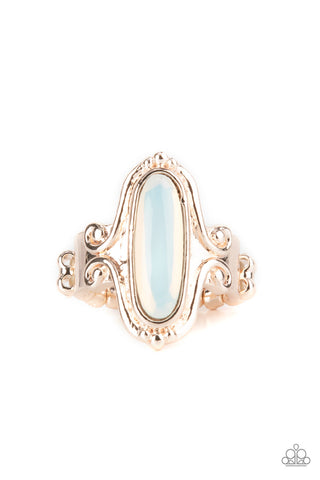 Timelessly Transcendent - Rose Gold Paparazzi Ring (P32)