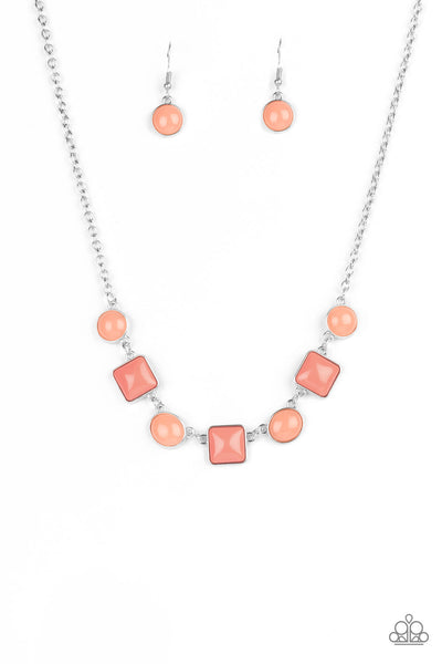 Trend Worthy - Orange Paparazzi Necklace