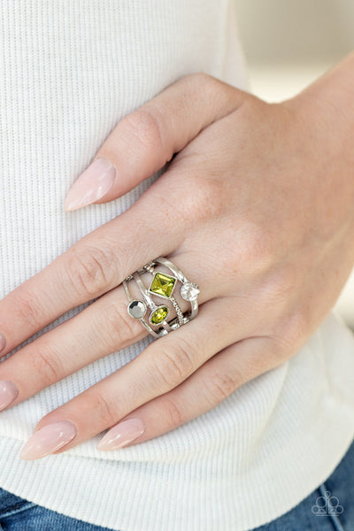 Urban Meditation - Green Paparazzi Ring