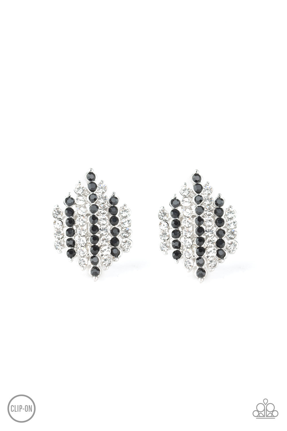 Paparazzi Earrings - Vegas Vega - Black