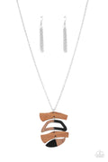 A WOODWORK In Progress - Black Paparazzi Necklace (#4250)