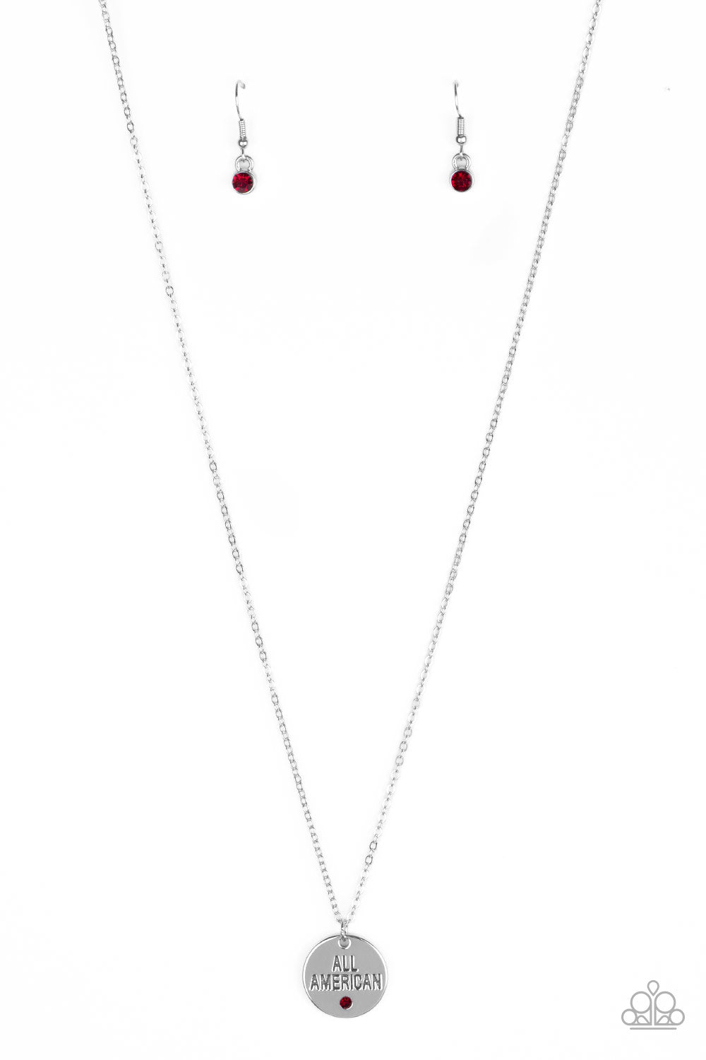 Paparazzi Necklace - All American, All The Time - Red (PZ-287)