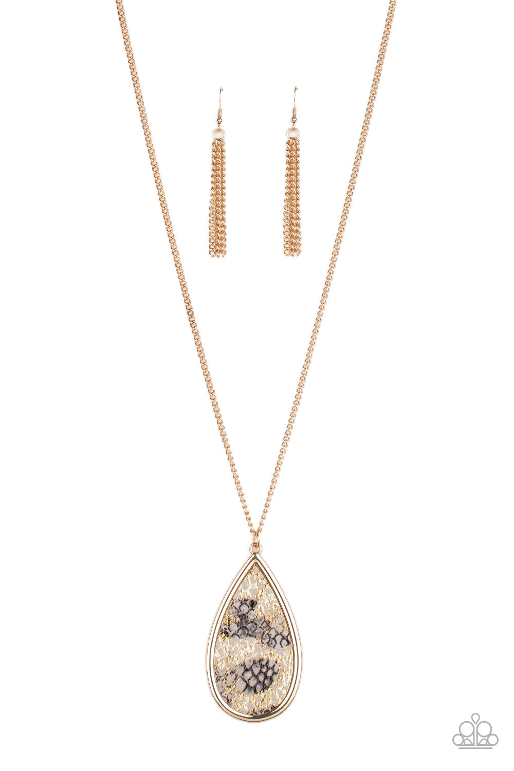 Artificial Animal - Gold-Paparazzi Necklace (PZ-114)