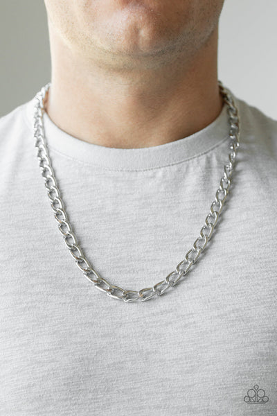 Paparazzi Men's Line - Big Win - Silver (#2114)
