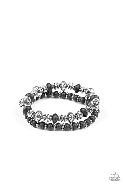 Cactus Quest - Black Paparazzi Bracelet