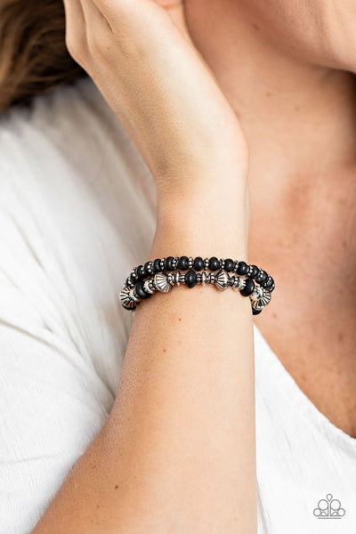 Cactus Quest - Black Paparazzi Bracelet