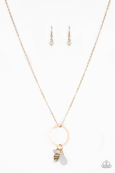 Paparazzi Necklace - Coastal Couture - Gold (PZ-752)