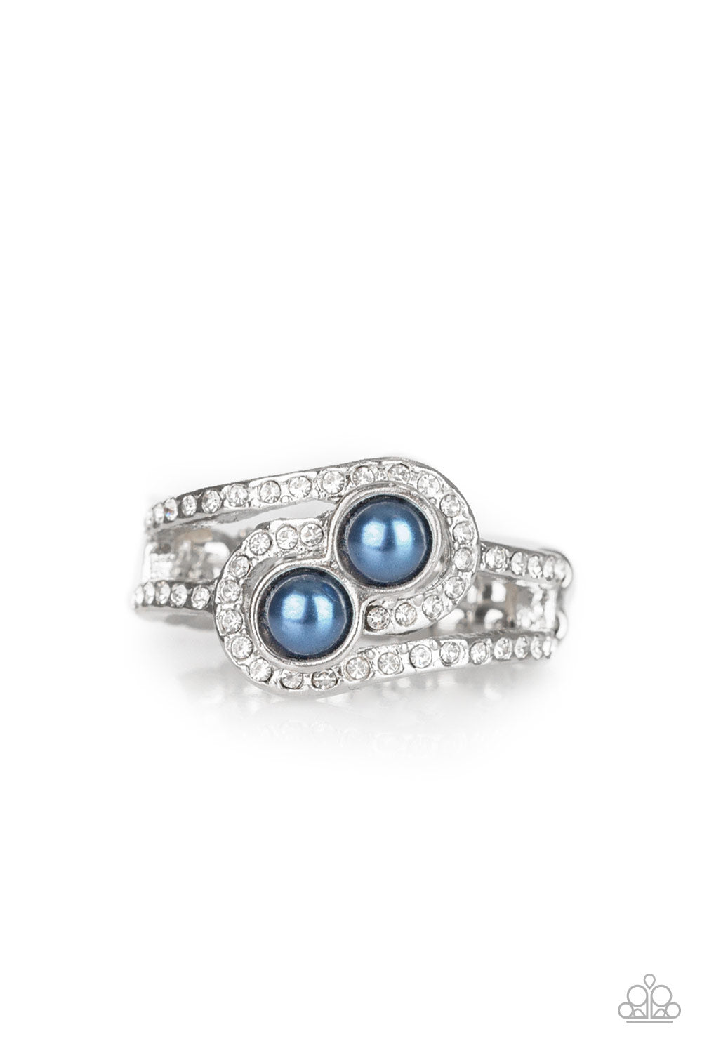 Collect Up Front - Blue Paparazzi Ring