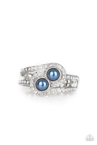 Collect Up Front - Blue Paparazzi Ring