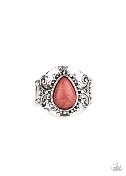 Desert Dream - Brown-Paparazzi Ring (R184)