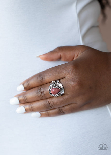 Desert Dream - Brown-Paparazzi Ring (R184)
