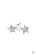 Dont Get Me STAR-ted!- Silver-Paparazzi Hair Accessories (PZ-522)
