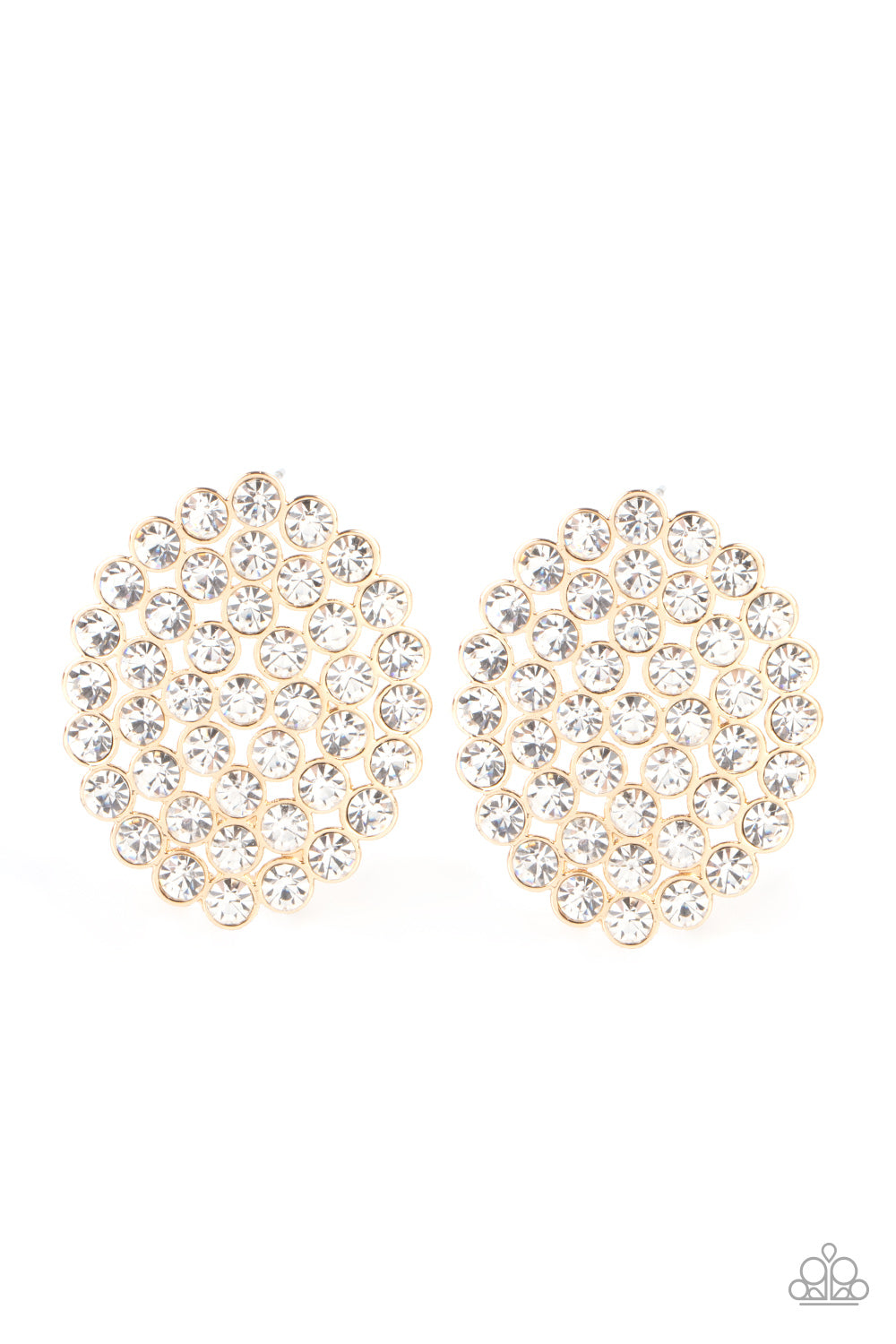 Drama School Dropout - Gold Paparazzi Earrings (#4512)