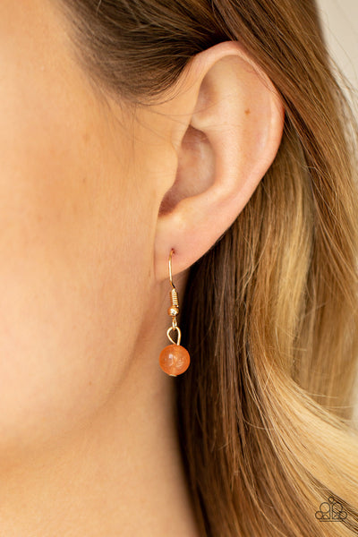 Elemental Elegance - Orange Paparazzi Necklace