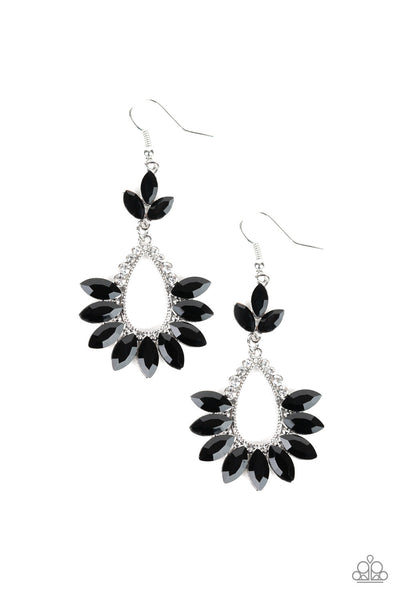 Paparazzi Fishhook Earrings - Extra Exquisite - Black
