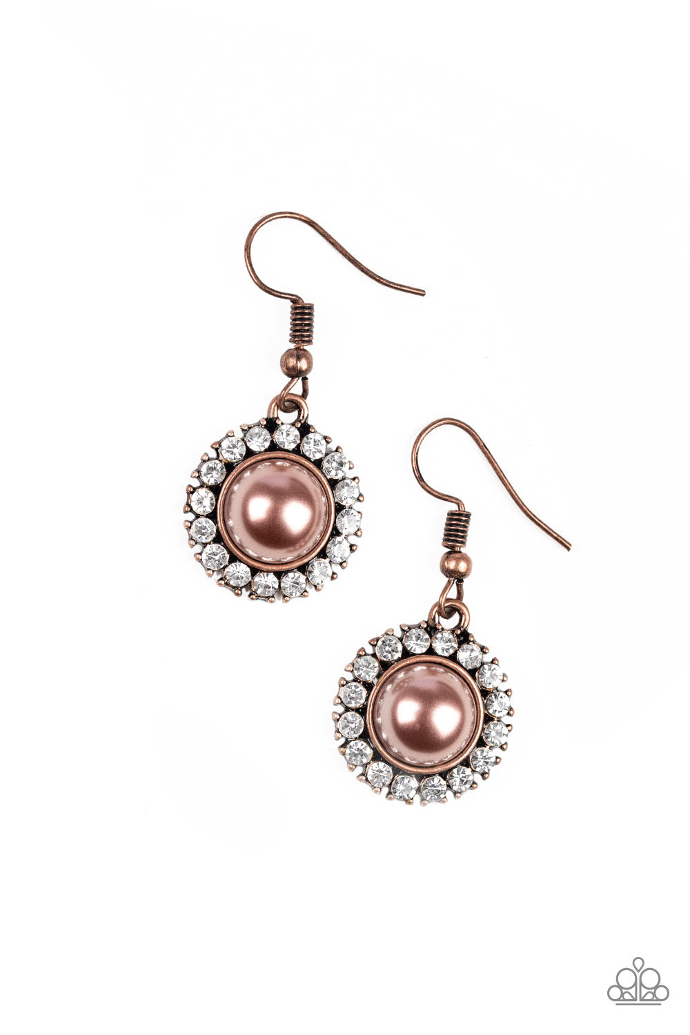 Paparazzi Earrings - Fashion Show Celebrity - Copper (#702)