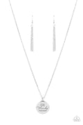 Give Thanks - Silver Paparazzi Necklace (#4201)