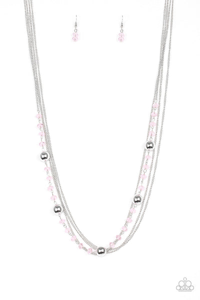 High Standards - Pink Paparazzi Necklace (#1636)