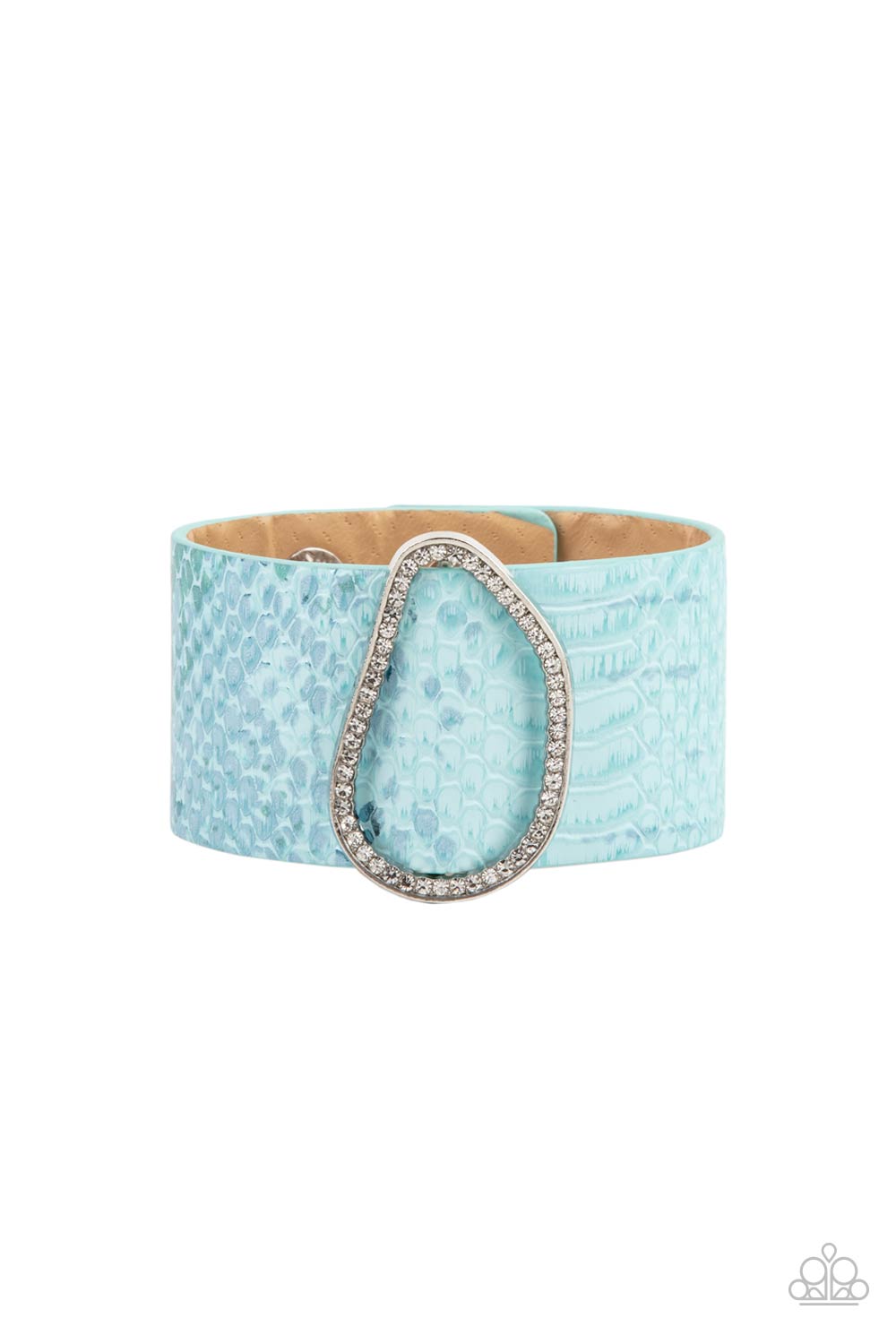 HISS-tory In The Making - Blue Paparazzi Wrap Bracelet