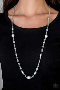 Paparazzi Long Necklace - Magnificently Milan - Green (#037)