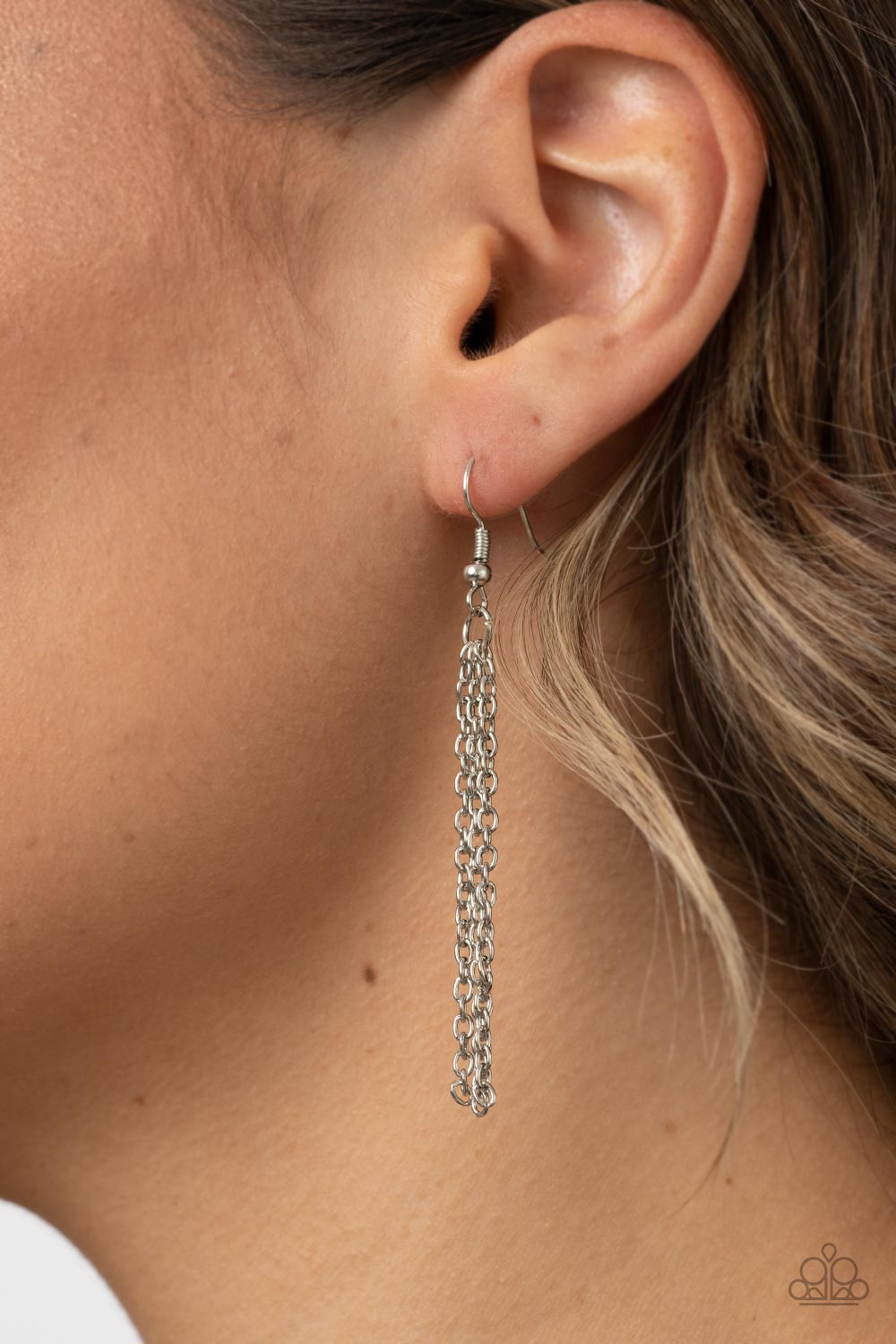 Marrakesh Mystery - Silver Paparazzi Necklace (#2085)