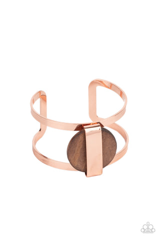 Organic Fusion - Copper Paparazzi Bracelet (PZ-506)