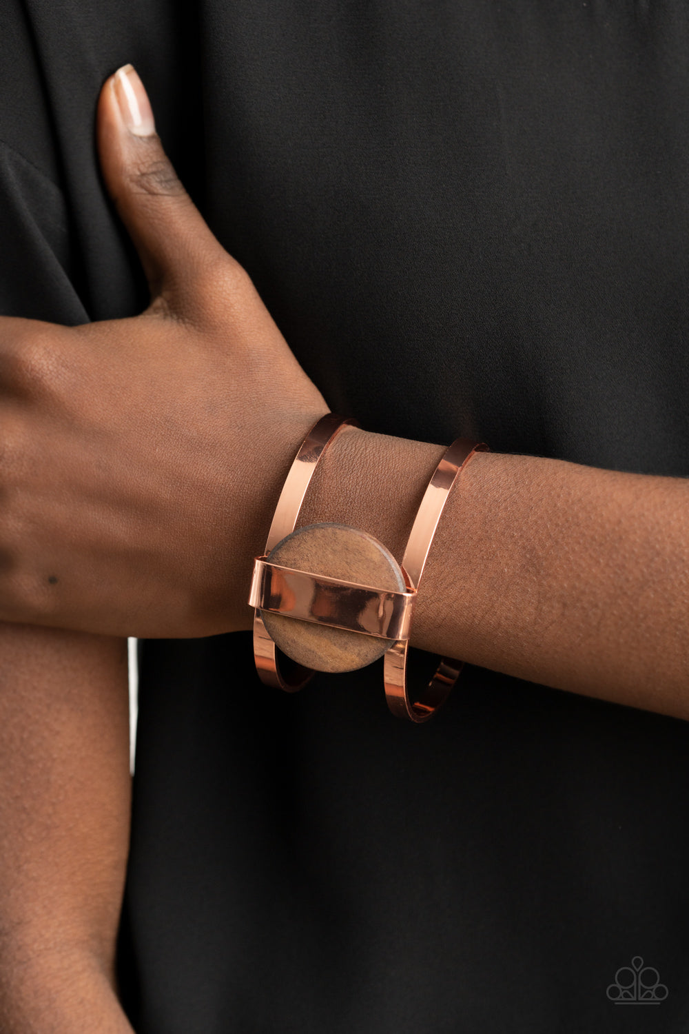 Organic Fusion - Copper Paparazzi Bracelet (PZ-506)
