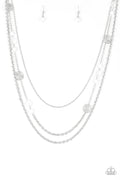 Pretty Pop-tastic! - White Paparazzi Necklace