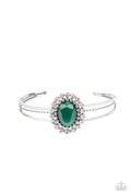 Prismatic Flower Patch - Green Paparazzi Bracelet (PZ-4516)