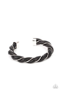 Rebel Relic - Black Paparazzi Bracelet (PZ-3280)