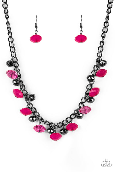 Runway Rebel - Pink Paparazzi Necklace
