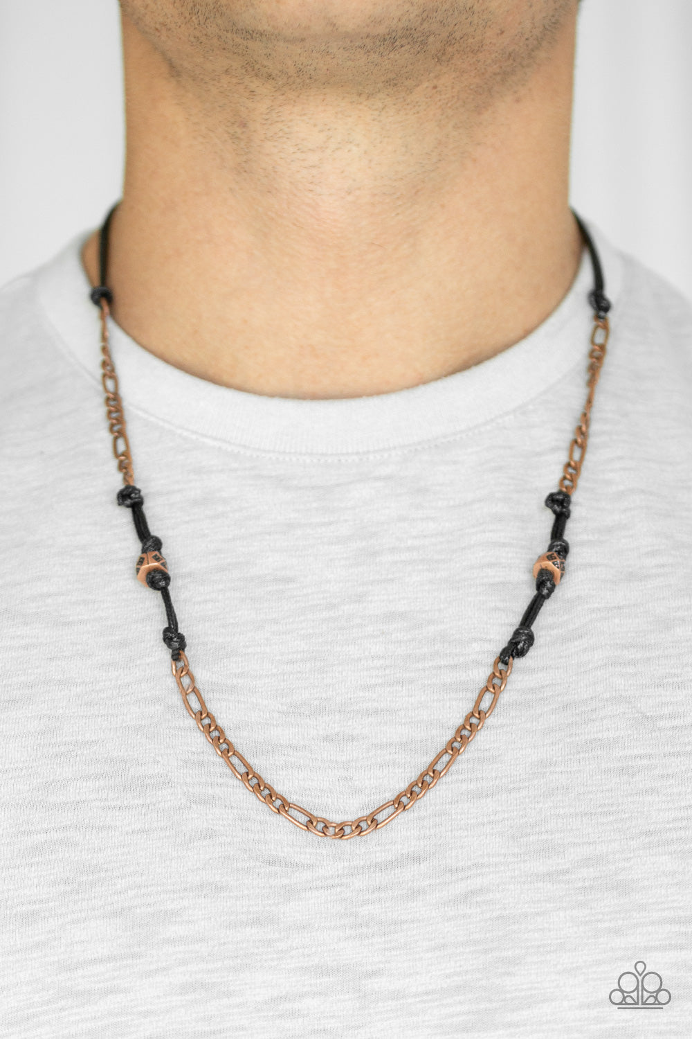Paparazzi Urban Necklace - Rural Renegade - Copper (PZ-978)
