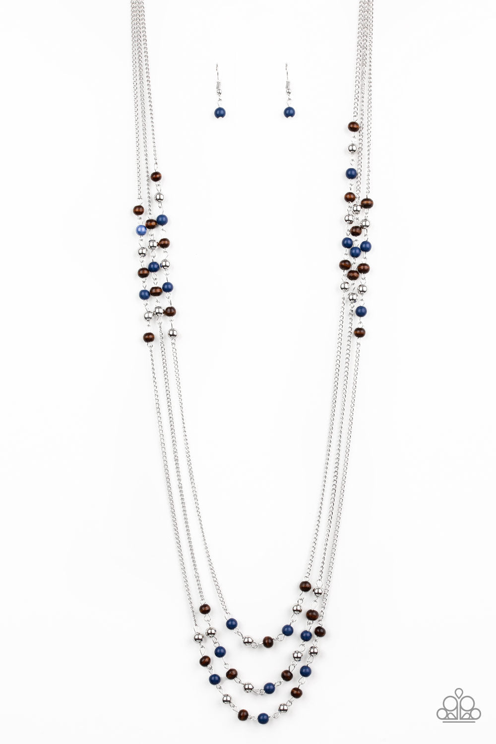 Seasonal Sensation - Blue Paparazzi Necklace