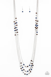 Seasonal Sensation - Blue Paparazzi Necklace