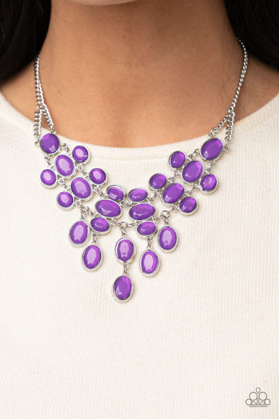 Serene Gleam - Purple Paparazzi Necklace