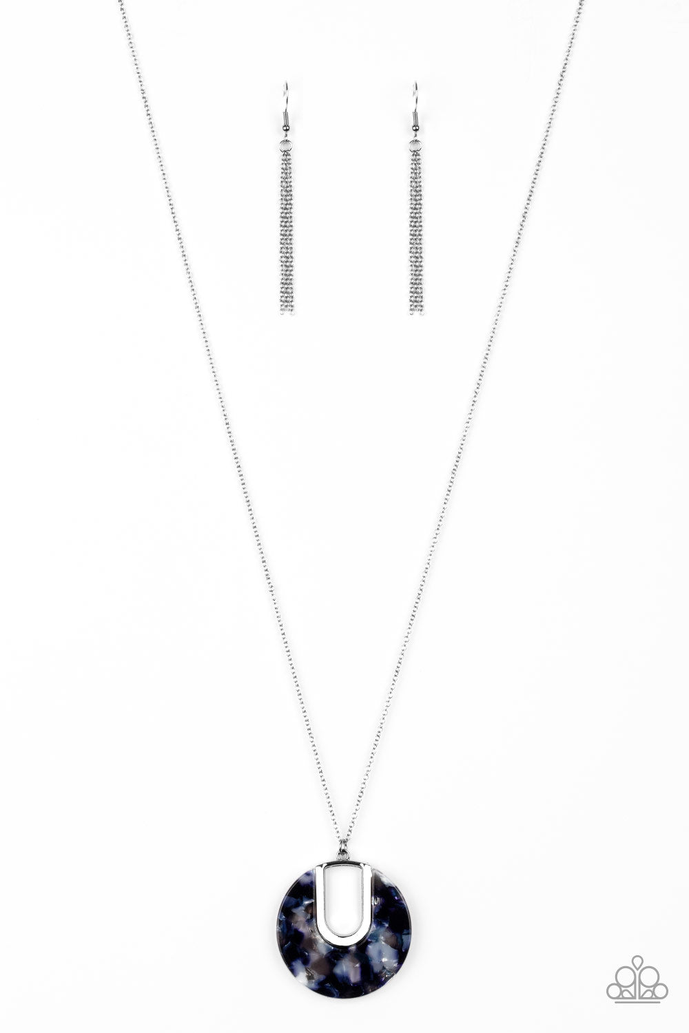 Setting The Fashion - Blue Paparazzi Necklace (PZ-1032)