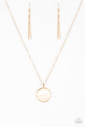Paparazzi Short Necklace - Shimmering Seashores - Gold (PZ-719)