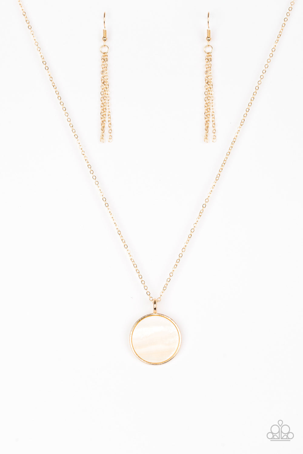 Paparazzi Short Necklace - Shimmering Seashores - Gold (PZ-719)