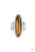 Stone Mystic - Brown-Paparazzi 2020 Convention Ring (R175)
