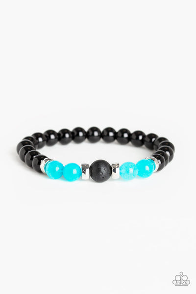 Super Serene - Blue-Paparazzi Bracelet (#1526)