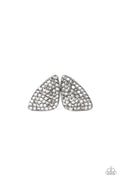 Supreme Sheen - Black Paparazzi Earrings (PZ-1135)