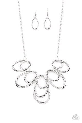 Terra Storm - Silver - Paparazzi Necklace (PZ-652)