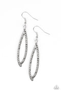Paparazzi Earrings - Treasure Trove Trinket - Silver (#1886)