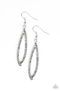 Paparazzi Earrings - Treasure Trove Trinket - Silver (#1886)