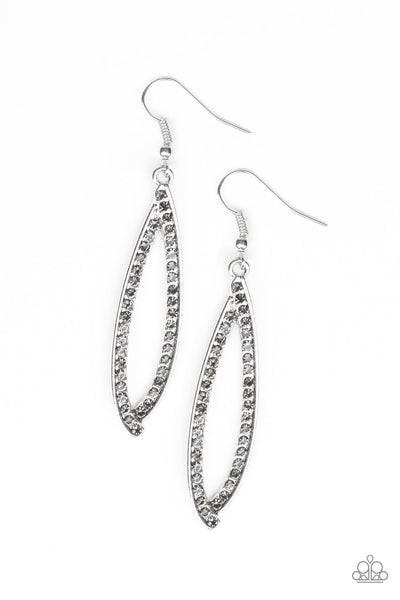 Paparazzi Earrings - Treasure Trove Trinket - Silver (#1886)